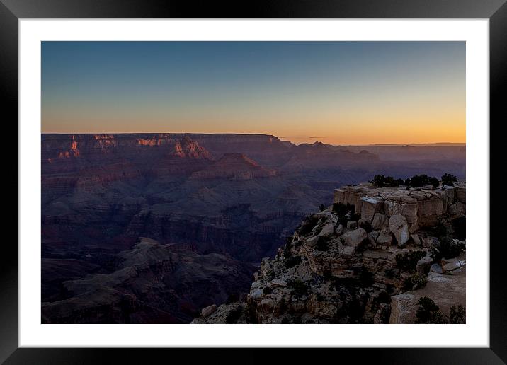 Sunrise at Moran Point Framed Mounted Print by Thomas Schaeffer