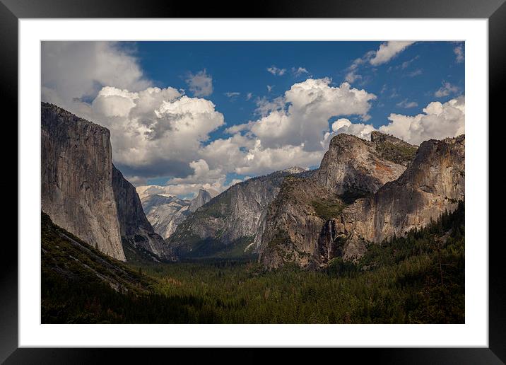 Yosemite Valley Framed Mounted Print by Thomas Schaeffer