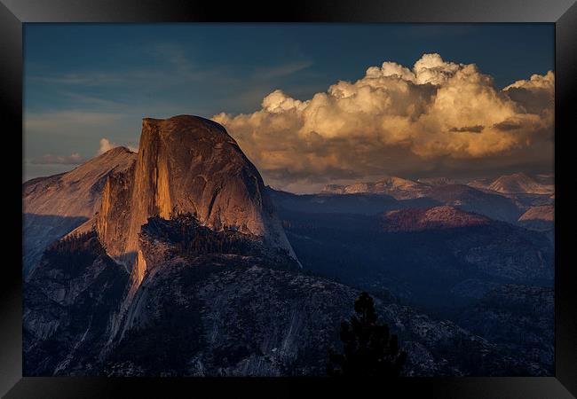 Sunset at Glacier Point Framed Print by Thomas Schaeffer