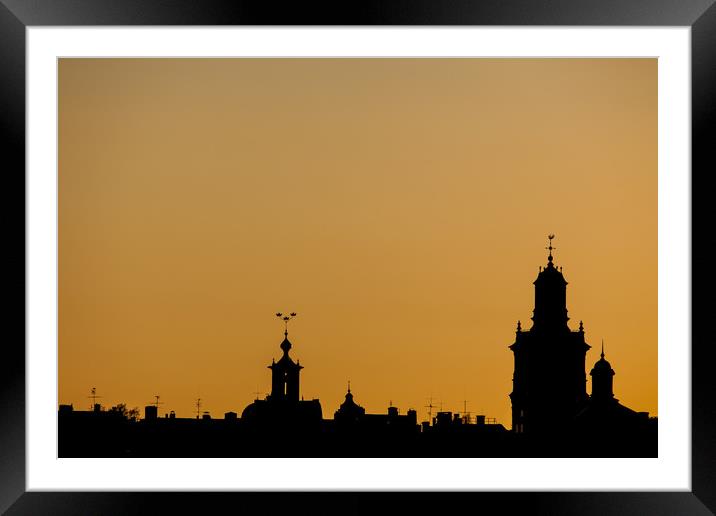 Stockholm shadow Framed Mounted Print by Thomas Schaeffer