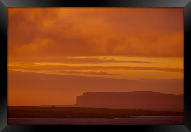 Sunset at John O´Groats Framed Print by Thomas Schaeffer