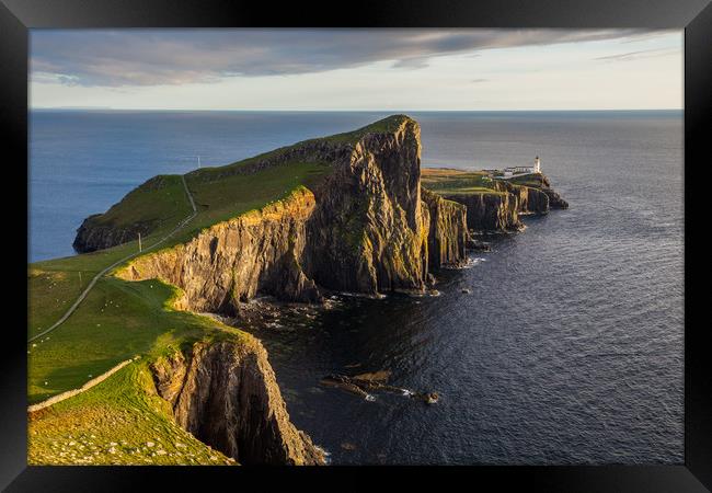 Neist Point Sunset Framed Print by Thomas Schaeffer