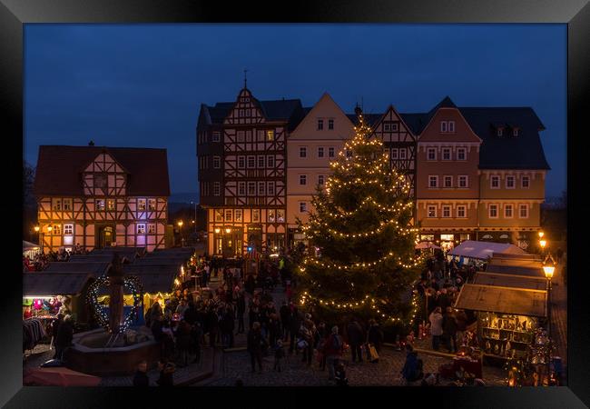 Christmas market Framed Print by Thomas Schaeffer