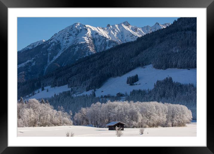 Winter morning Framed Mounted Print by Thomas Schaeffer