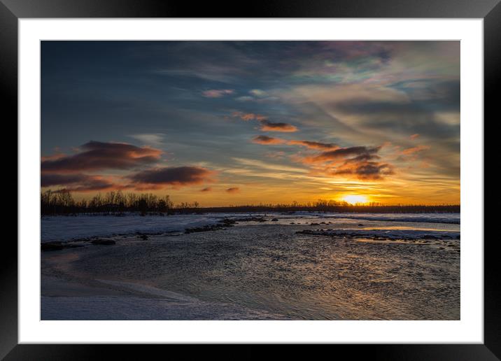 Arctic Sunrise Framed Mounted Print by Thomas Schaeffer