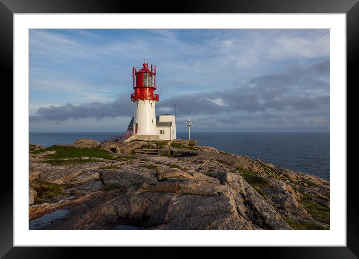 Cape Lindesnes Framed Mounted Print by Thomas Schaeffer