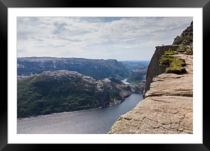 Preikestolen - Pulpit Rock Framed Mounted Print by Thomas Schaeffer