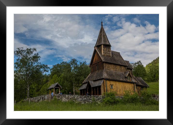 Urnes Stavkirke Framed Mounted Print by Thomas Schaeffer