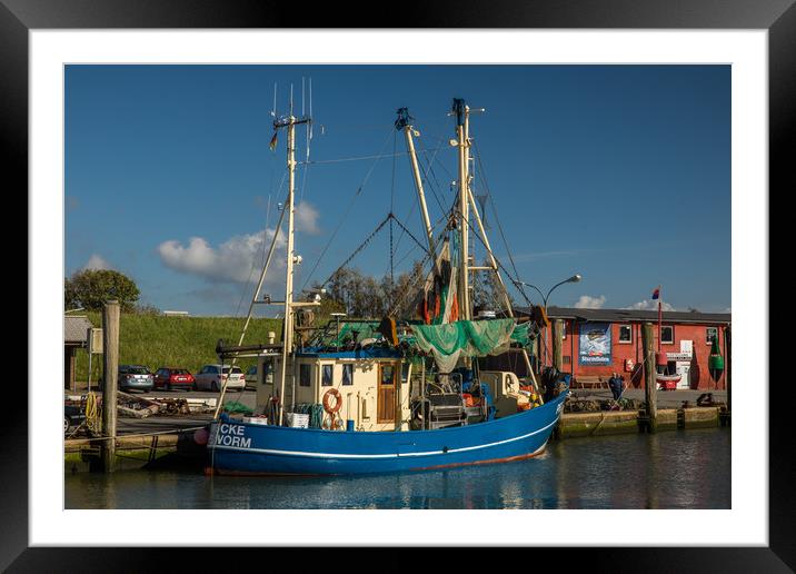 Pellworm harbour Framed Mounted Print by Thomas Schaeffer
