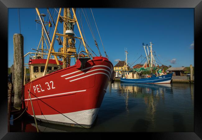 Pellworm harbour Framed Print by Thomas Schaeffer