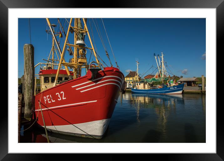 Pellworm harbour Framed Mounted Print by Thomas Schaeffer