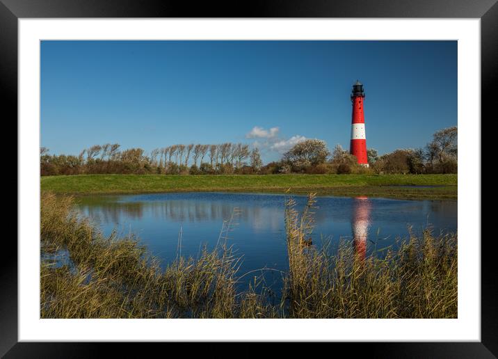 Pellworm lighthouse Framed Mounted Print by Thomas Schaeffer