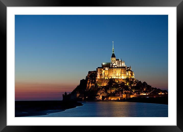 Blue hour Framed Mounted Print by Thomas Schaeffer