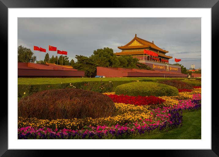 Beijing Forbidden City Framed Mounted Print by Thomas Schaeffer