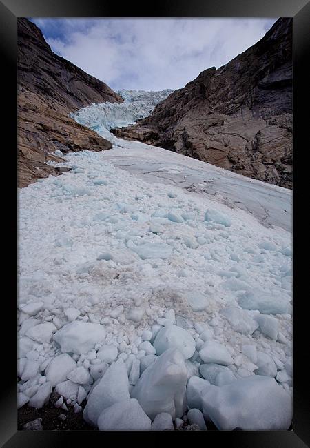 Gletscherzunge Framed Print by Thomas Schaeffer