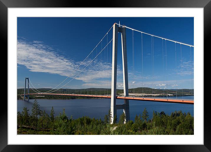 Bridge in sweden Framed Mounted Print by Thomas Schaeffer