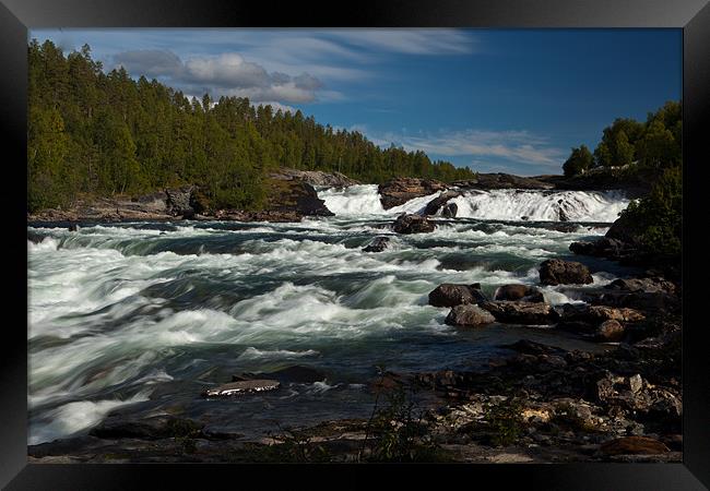 Malselvfossen Framed Print by Thomas Schaeffer