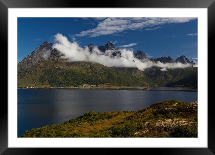 Lofotenlandschaft bei Laupstad Framed Mounted Print by Thomas Schaeffer