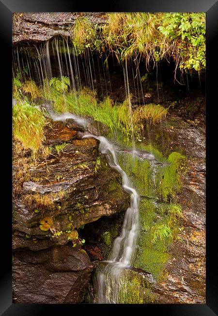 Wasserfall im Romsdal Framed Print by Thomas Schaeffer