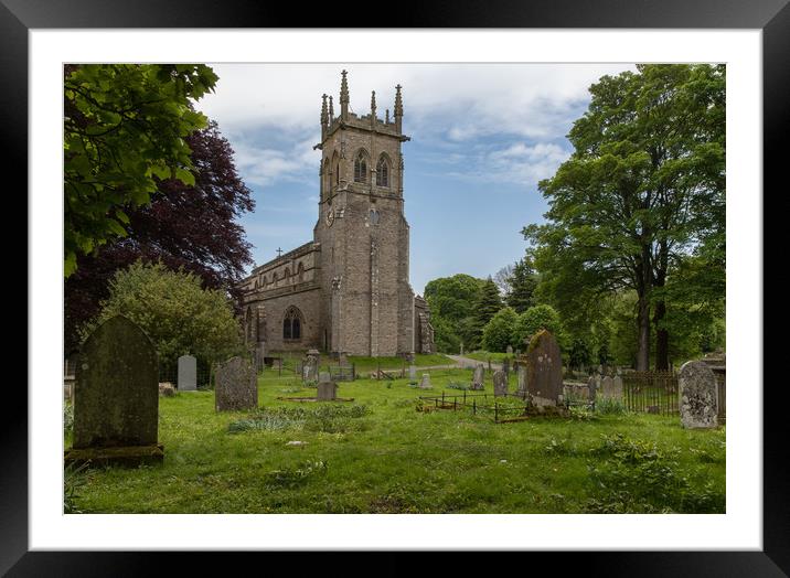 Church and Cemetary St.Andrews Framed Mounted Print by Thomas Schaeffer