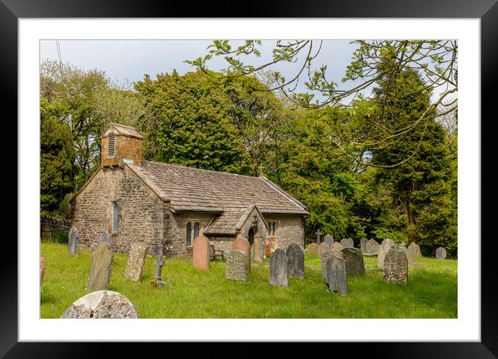 Chapel le Dale Framed Mounted Print by Thomas Schaeffer