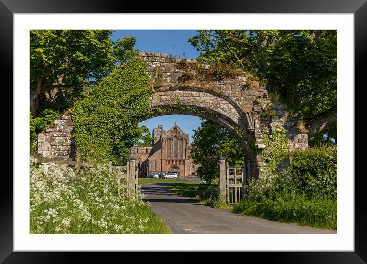Lanercost Priory Framed Mounted Print by Thomas Schaeffer