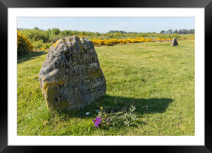 Culloden Battlefield Framed Mounted Print by Thomas Schaeffer