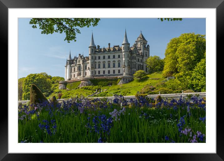 Dunrobin Castle, Garden & Grounds Framed Mounted Print by Thomas Schaeffer