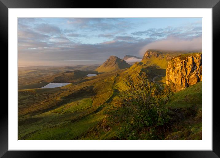Sunrise at Quiraing Framed Mounted Print by Thomas Schaeffer
