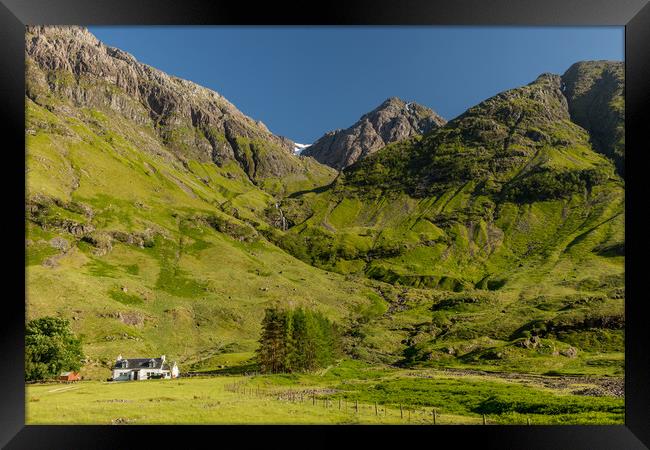 Glencoe valley Framed Print by Thomas Schaeffer