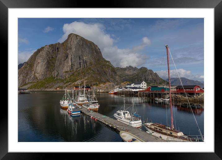 Hamnoy Framed Mounted Print by Thomas Schaeffer