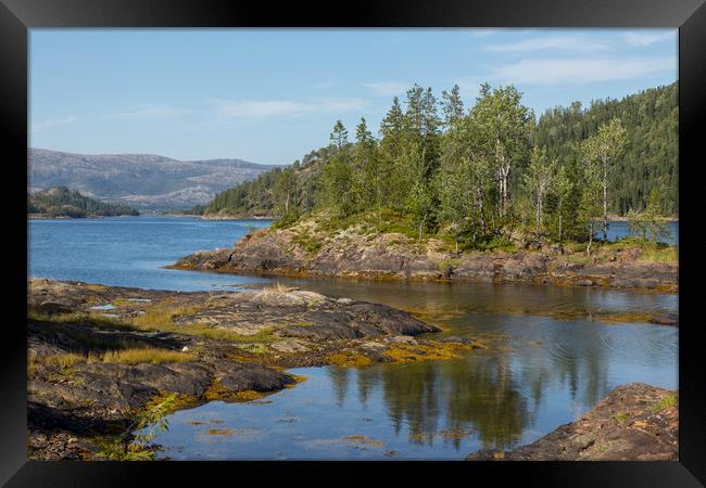 Norway lake Framed Print by Thomas Schaeffer