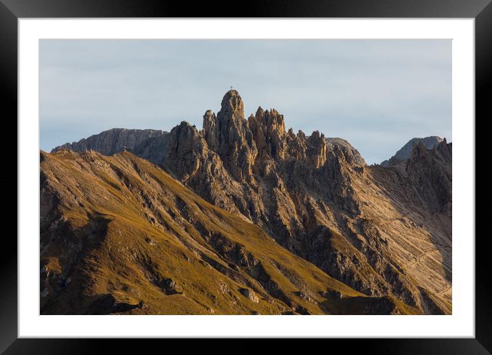 Sunset @ Alpe di Siusi Framed Mounted Print by Thomas Schaeffer