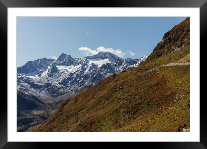 Timmelsjoch Framed Mounted Print by Thomas Schaeffer