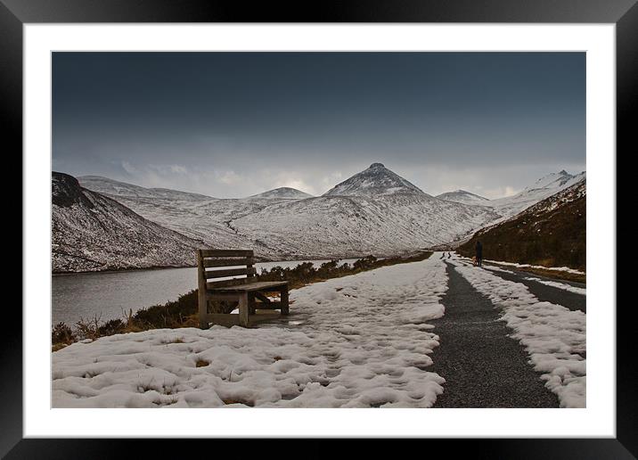 Silent Valley Framed Mounted Print by pauline morris