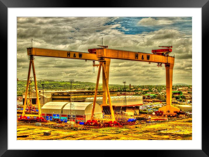Harland & Wolff Framed Mounted Print by pauline morris