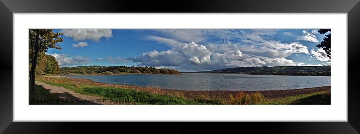 Blagdon- A lake with a view Framed Mounted Print by Susie Hawkins