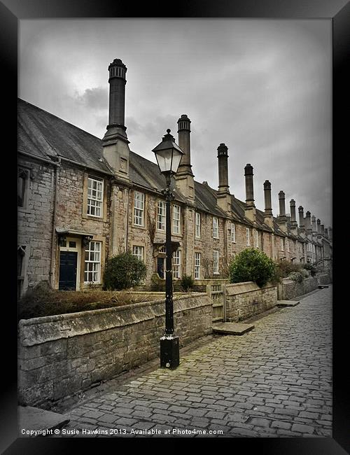 Vicars Close - Wells Framed Print by Susie Hawkins