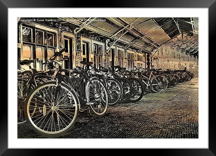  Ticket to Ride Framed Mounted Print by Susie Hawkins