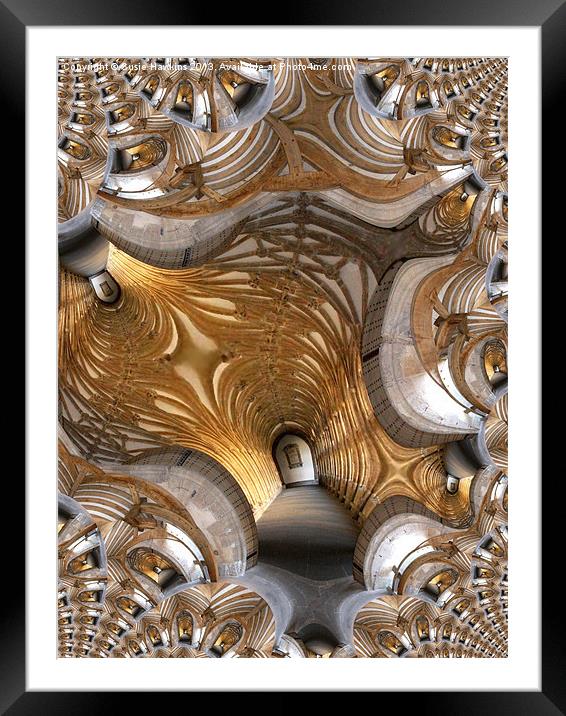 Into Infinity Framed Mounted Print by Susie Hawkins