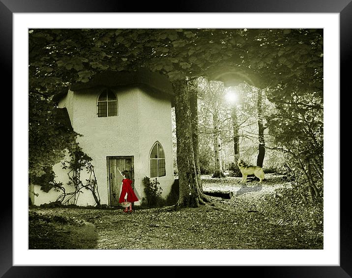 Little Red Riding Hood Framed Mounted Print by Susie Hawkins