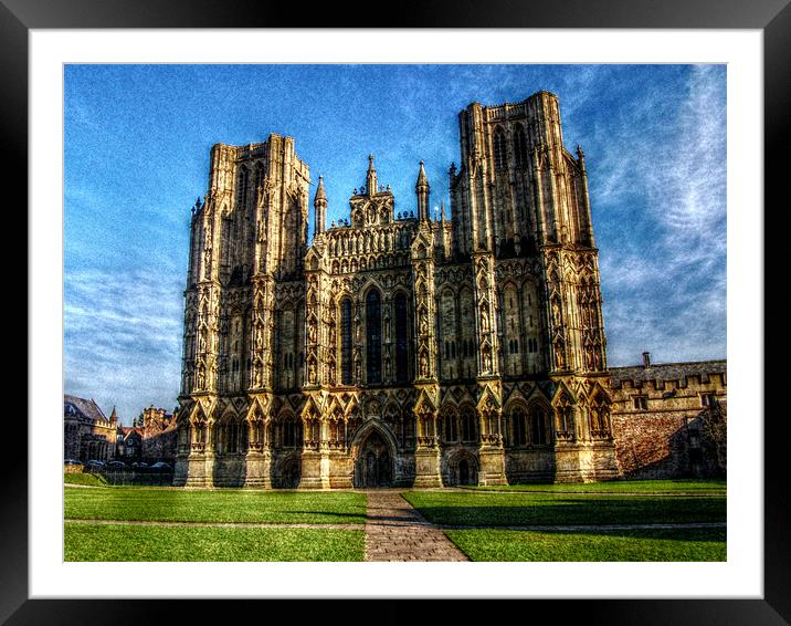 Wells Cathedral Framed Mounted Print by Susie Hawkins
