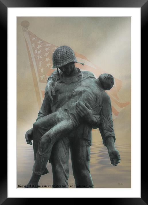 LIBERATION MONUMENT Framed Mounted Print by Tom York
