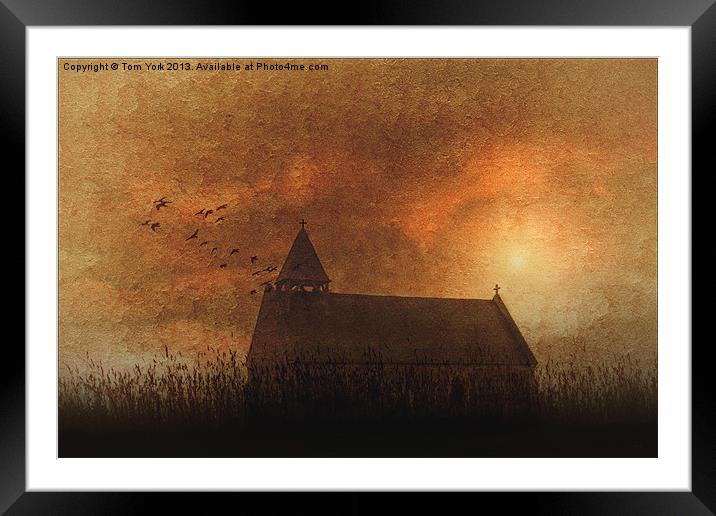 THE OLD CHURCH HOUSE Framed Mounted Print by Tom York
