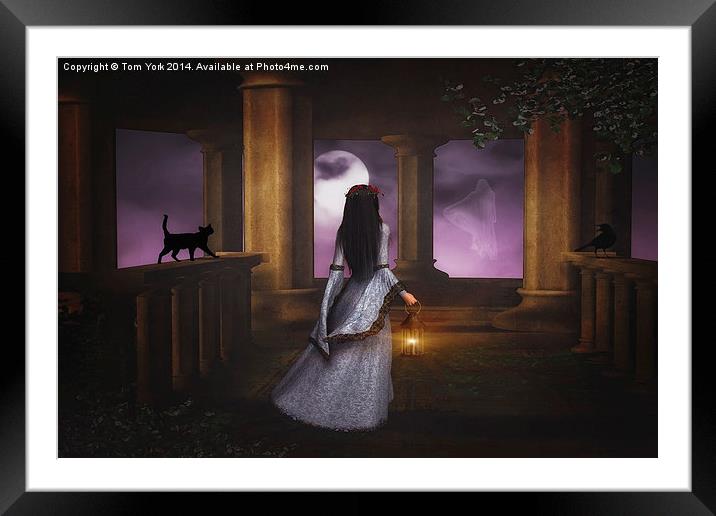 Halloween Haunting Framed Mounted Print by Tom York