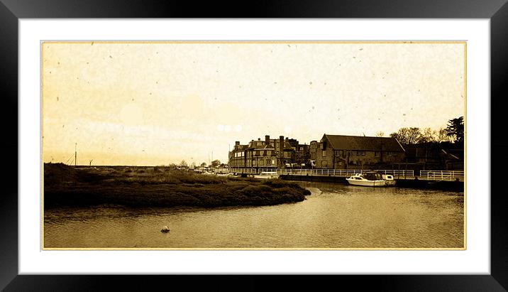 Nostalgic Blakeney Framed Mounted Print by Ashley Allen