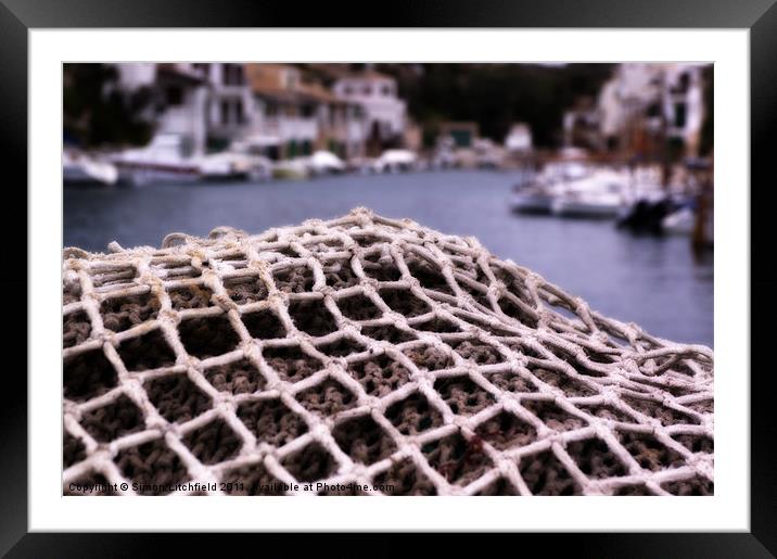 Nets are Ready Framed Mounted Print by Simon Litchfield