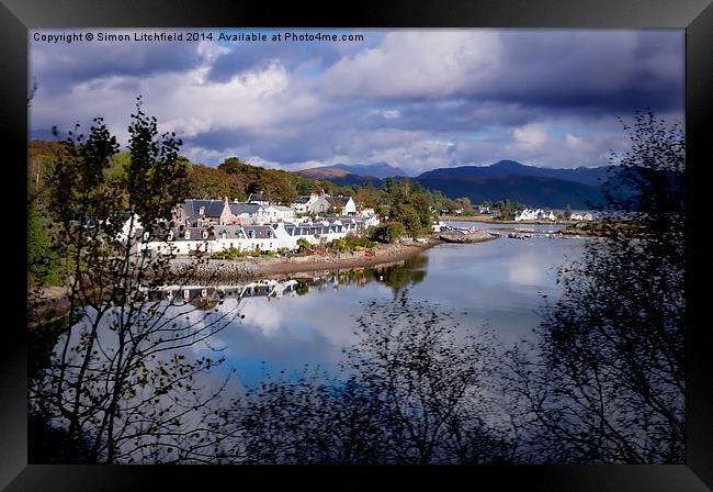  View's From The Train Window - 6 Plockton Framed Print by Simon Litchfield