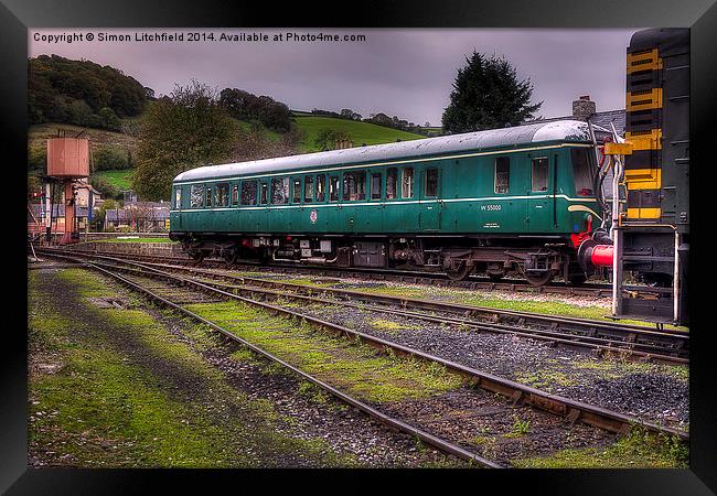 South Devon Railway Buckfastleigh Station Framed Print by Simon Litchfield