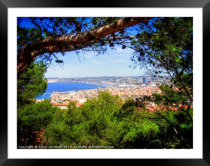 Marseille  Framed Mounted Print by Simon Litchfield